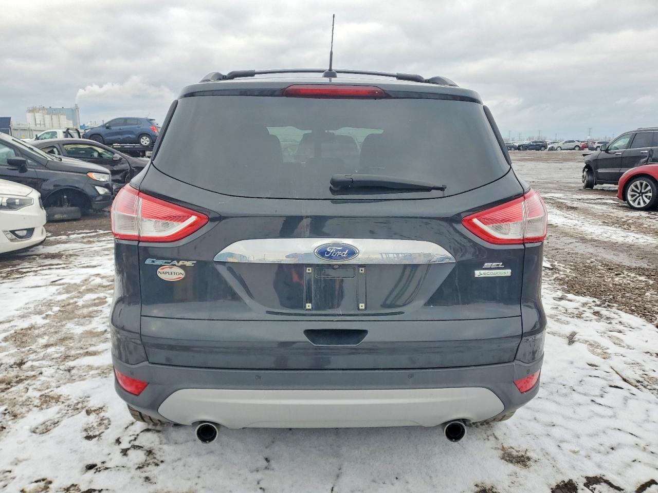 2013 Ford Escape Sel Black vin: 1FMCU0HX2DUB81518