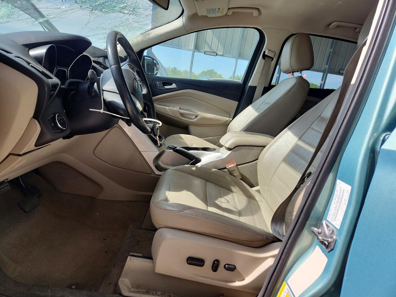 2013 Ford Escape Sel Turquoise vin: 1FMCU0HX2DUC10337