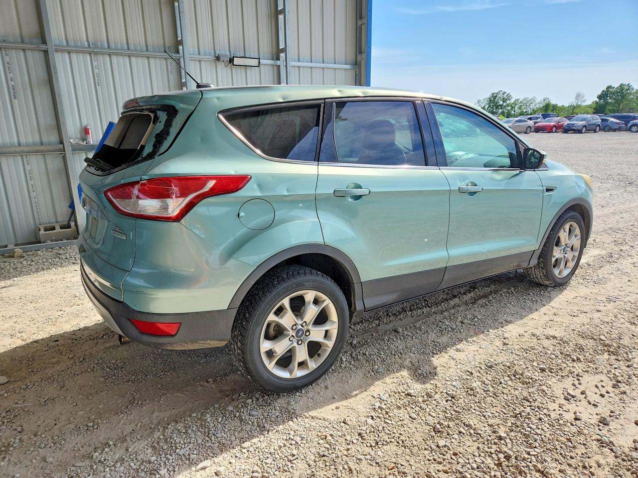 2013 Ford Escape Sel Turquoise vin: 1FMCU0HX2DUC10337