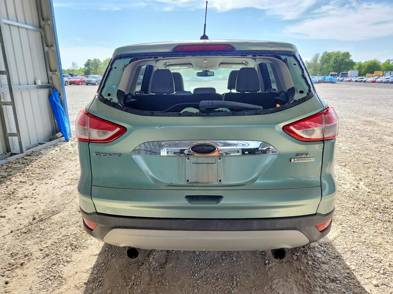 2013 Ford Escape Sel Turquoise vin: 1FMCU0HX2DUC10337