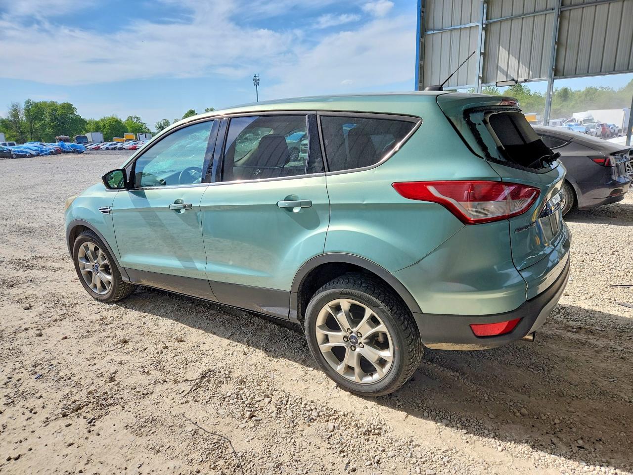 2013 Ford Escape Sel Turquoise vin: 1FMCU0HX2DUC10337