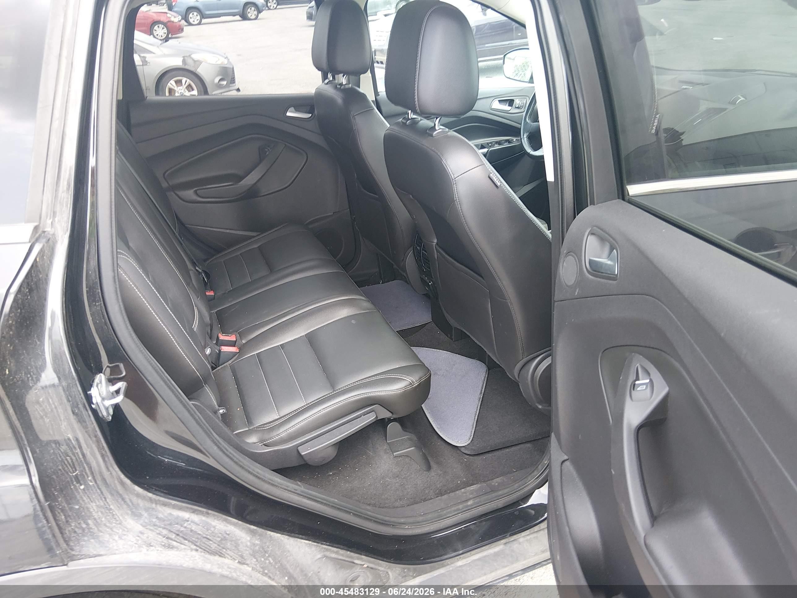 2013 Ford Escape Sel Black vin: 1FMCU0HX2DUC53608