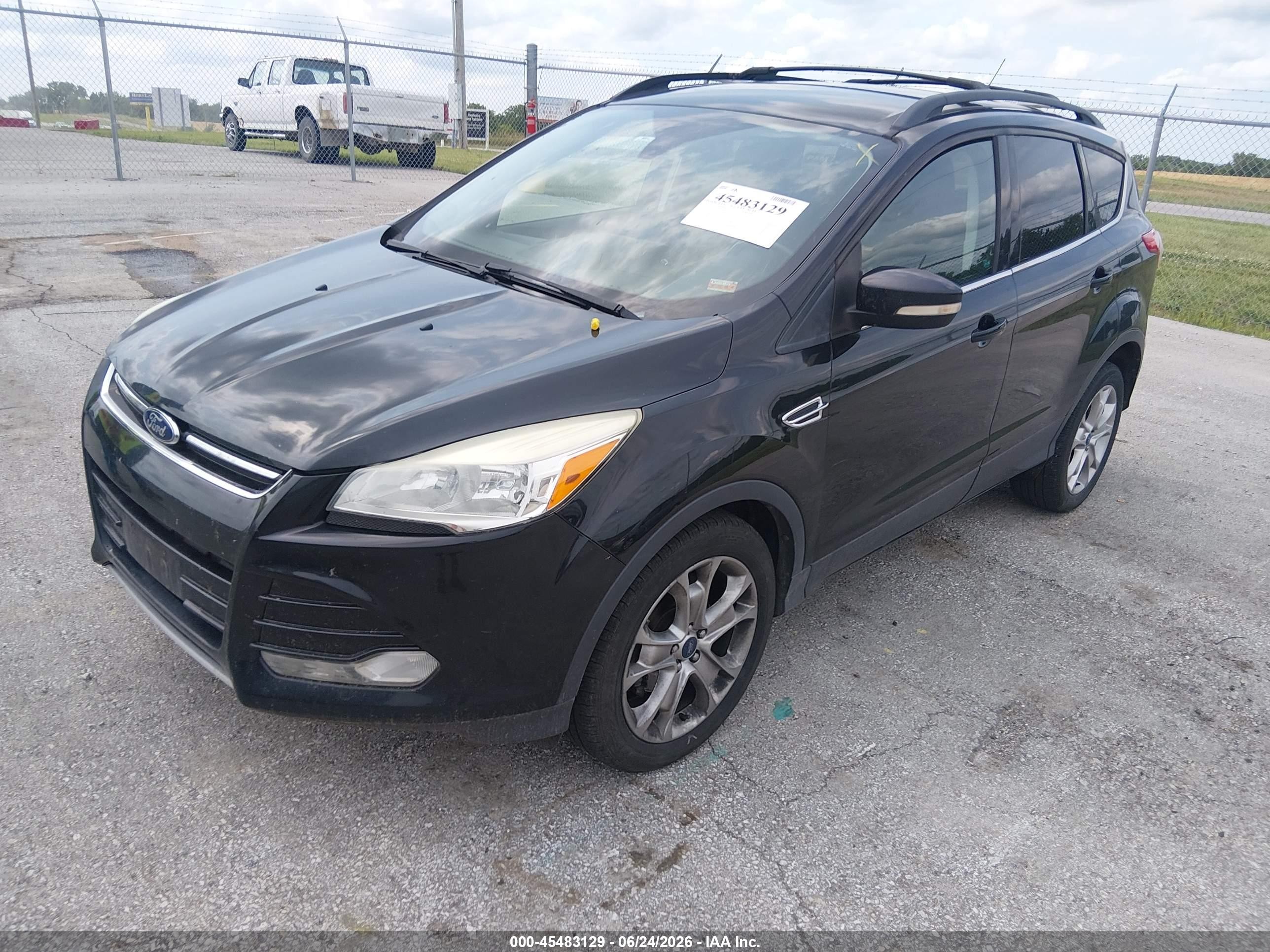 2013 Ford Escape Sel Black vin: 1FMCU0HX2DUC53608