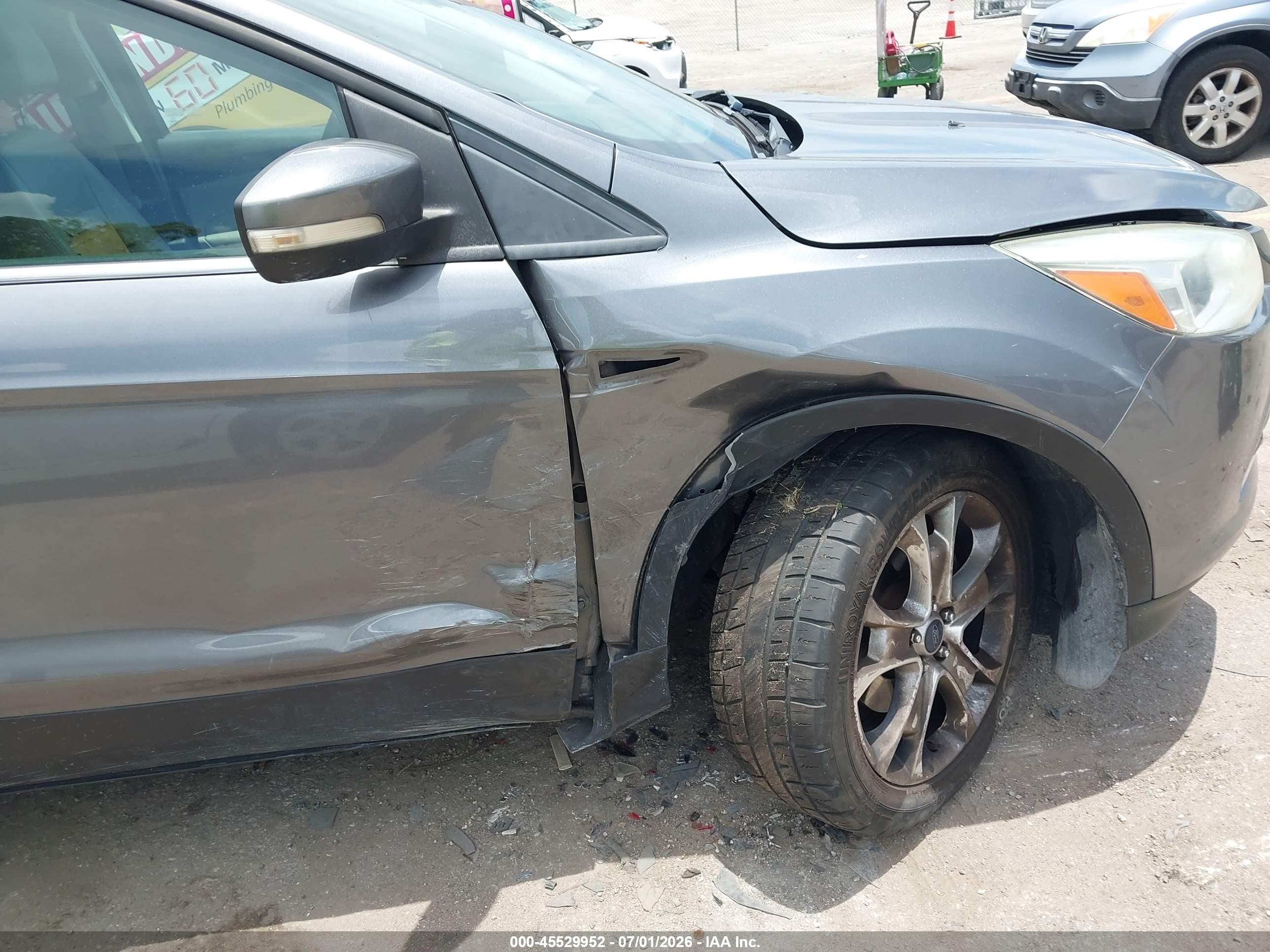 2013 Ford Escape Sel White vin: 1FMCU0HX2DUC55813