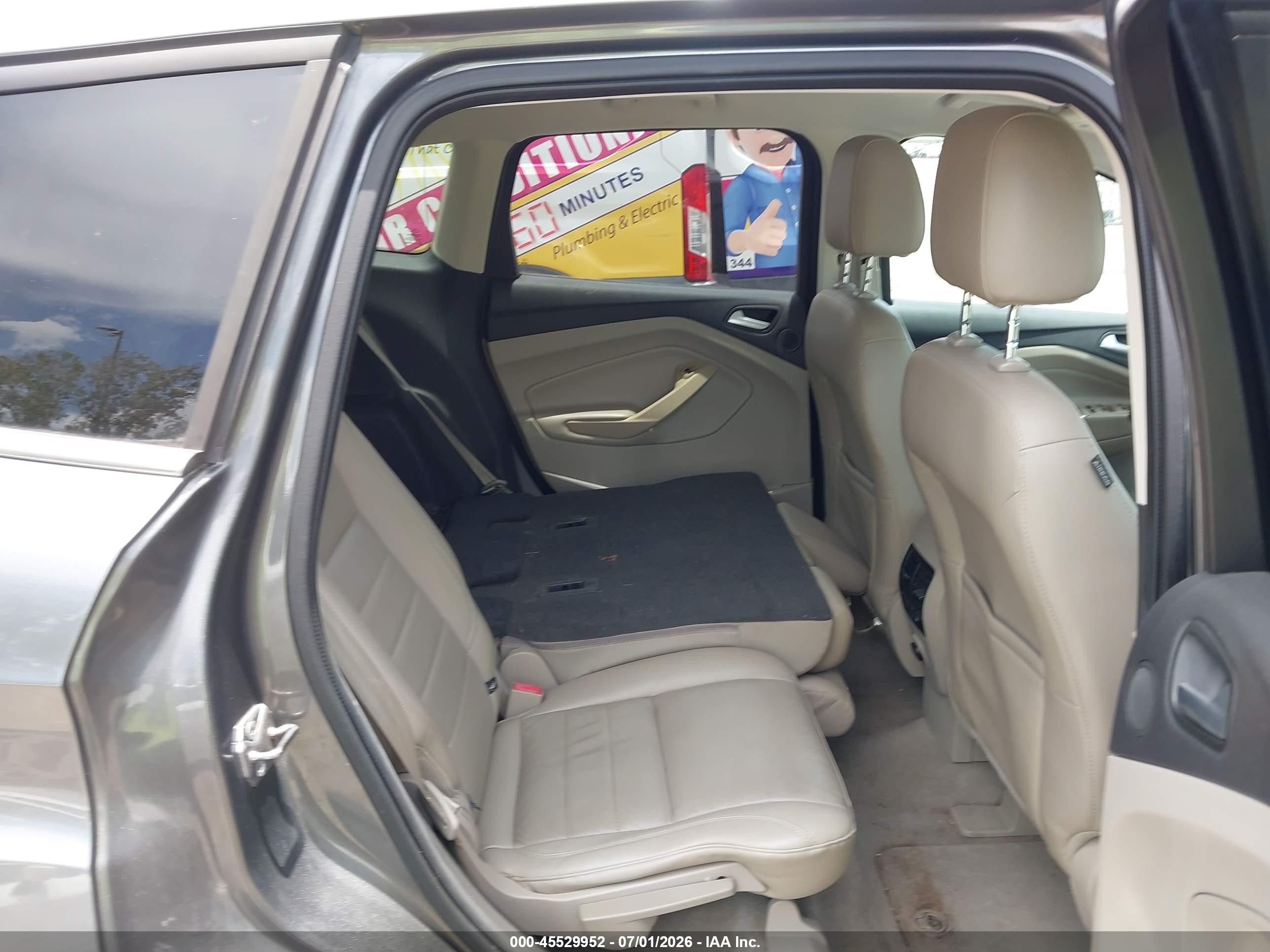 2013 Ford Escape Sel White vin: 1FMCU0HX2DUC55813