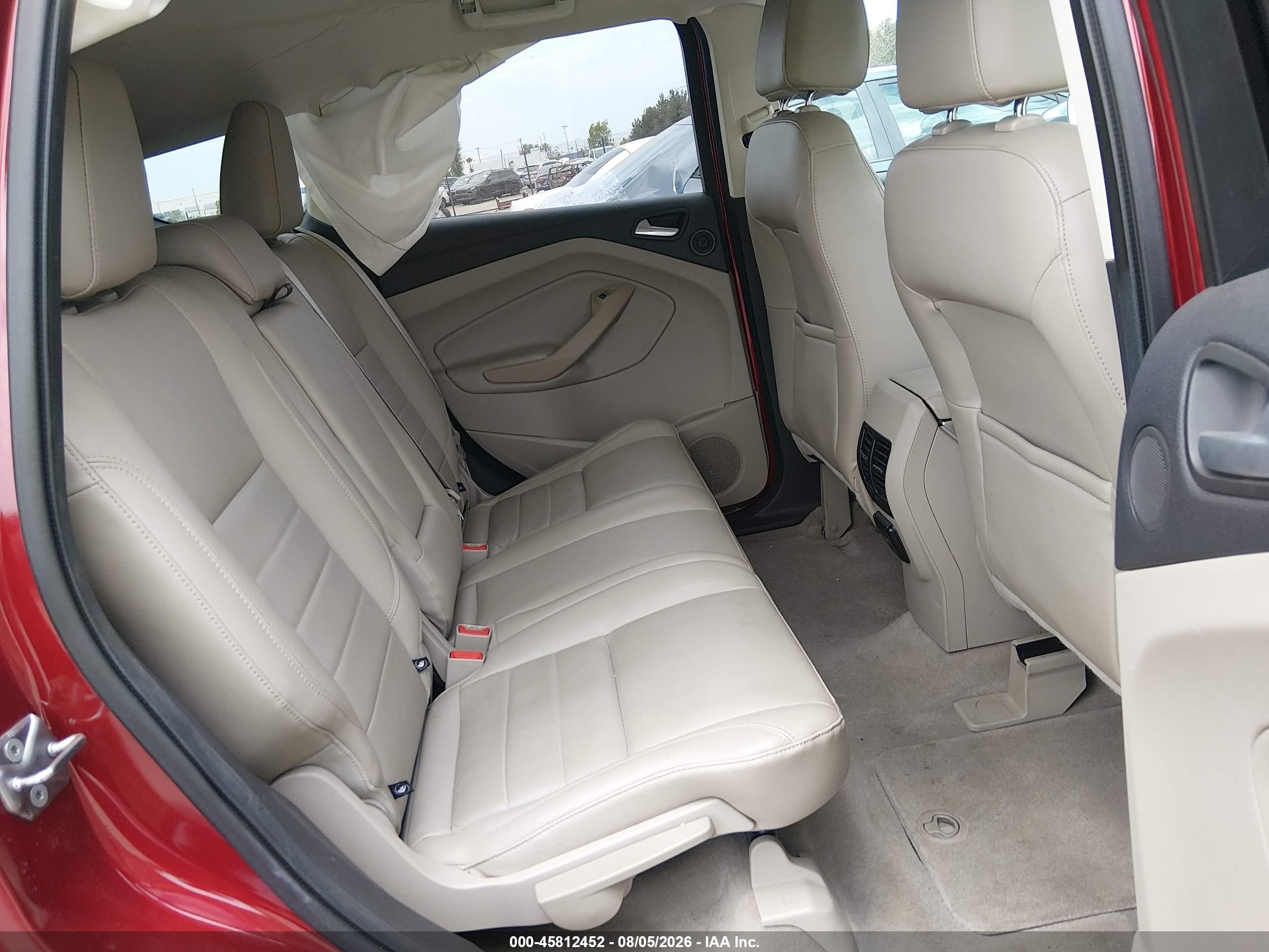 2013 Ford Escape Sel Burgundy vin: 1FMCU0HX2DUC62308