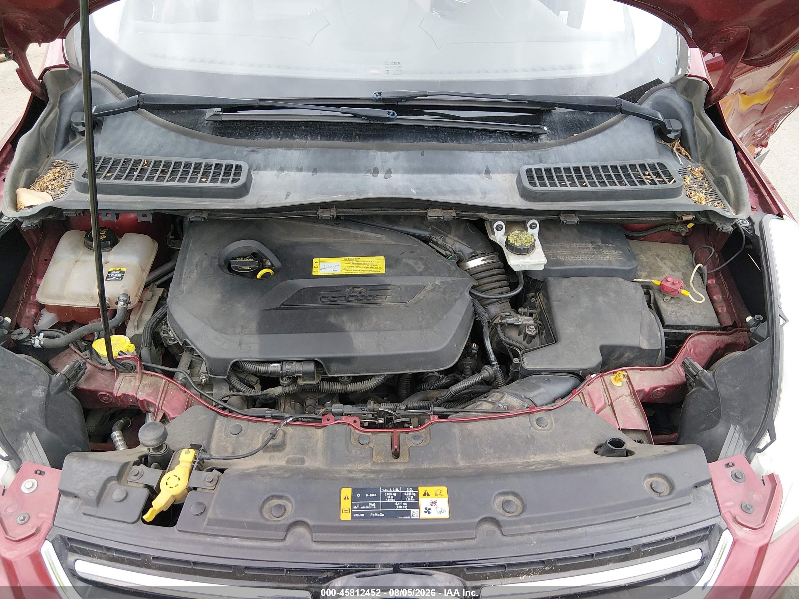 2013 Ford Escape Sel Burgundy vin: 1FMCU0HX2DUC62308