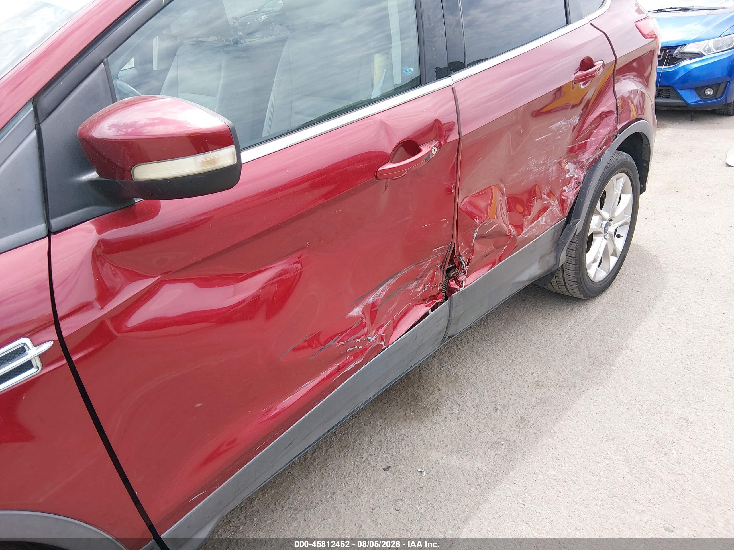 2013 Ford Escape Sel Burgundy vin: 1FMCU0HX2DUC62308