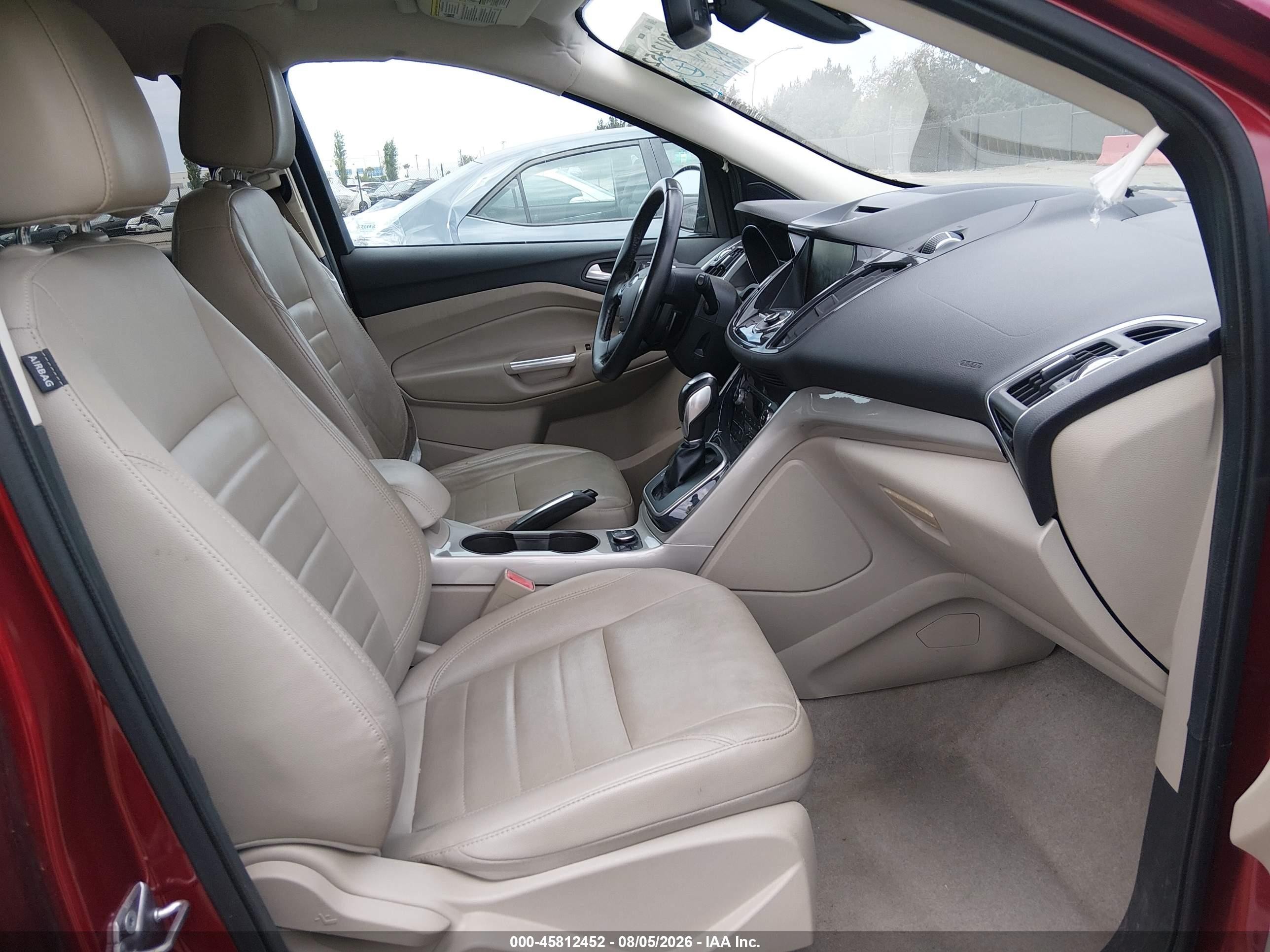 2013 Ford Escape Sel Burgundy vin: 1FMCU0HX2DUC62308