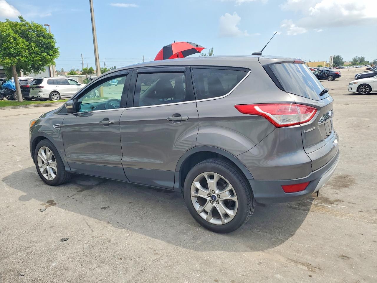 2013 Ford Escape Sel Gray vin: 1FMCU0HX2DUC99259