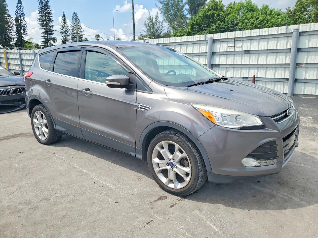 2013 Ford Escape Sel Gray vin: 1FMCU0HX2DUC99259