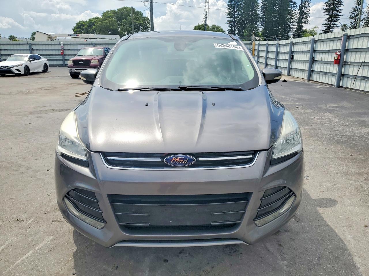 2013 Ford Escape Sel Gray vin: 1FMCU0HX2DUC99259