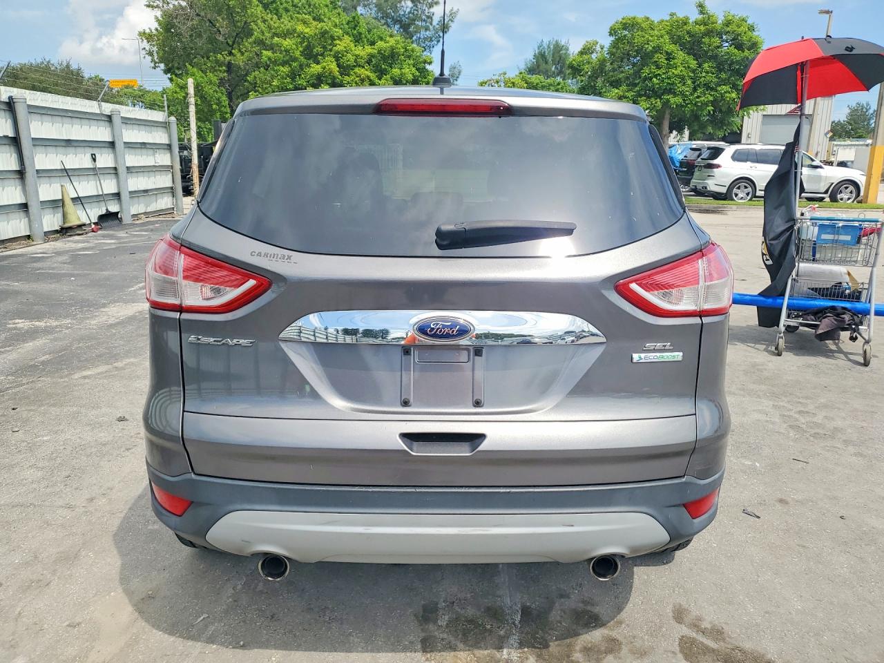 2013 Ford Escape Sel Gray vin: 1FMCU0HX2DUC99259