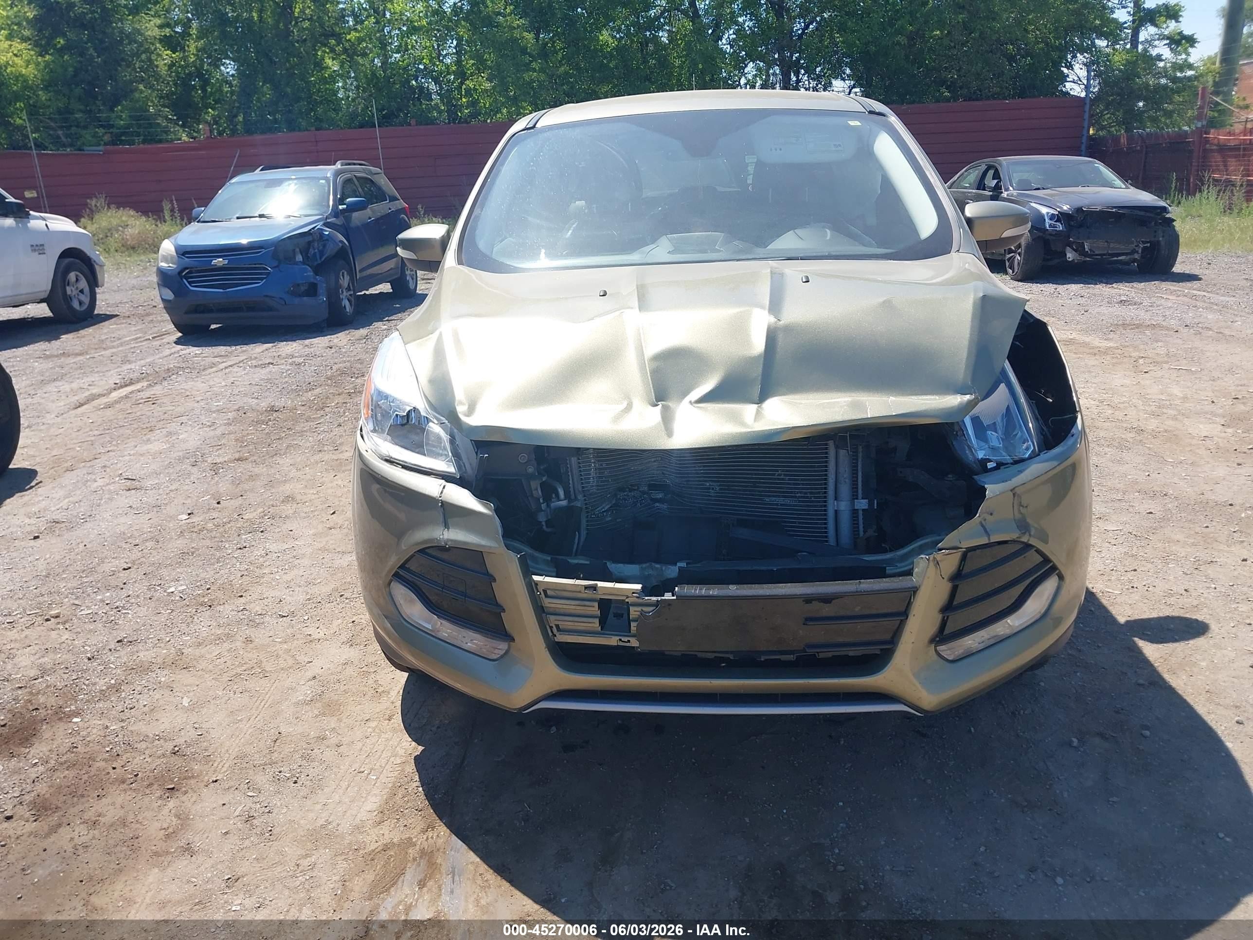 2013 Ford Escape Sel Зеленый vin: 1FMCU0HX2DUD67415