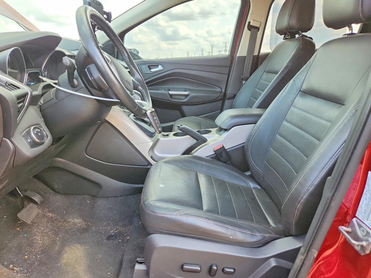 2013 Ford Escape Sel Red vin: 1FMCU0HX2DUD67740