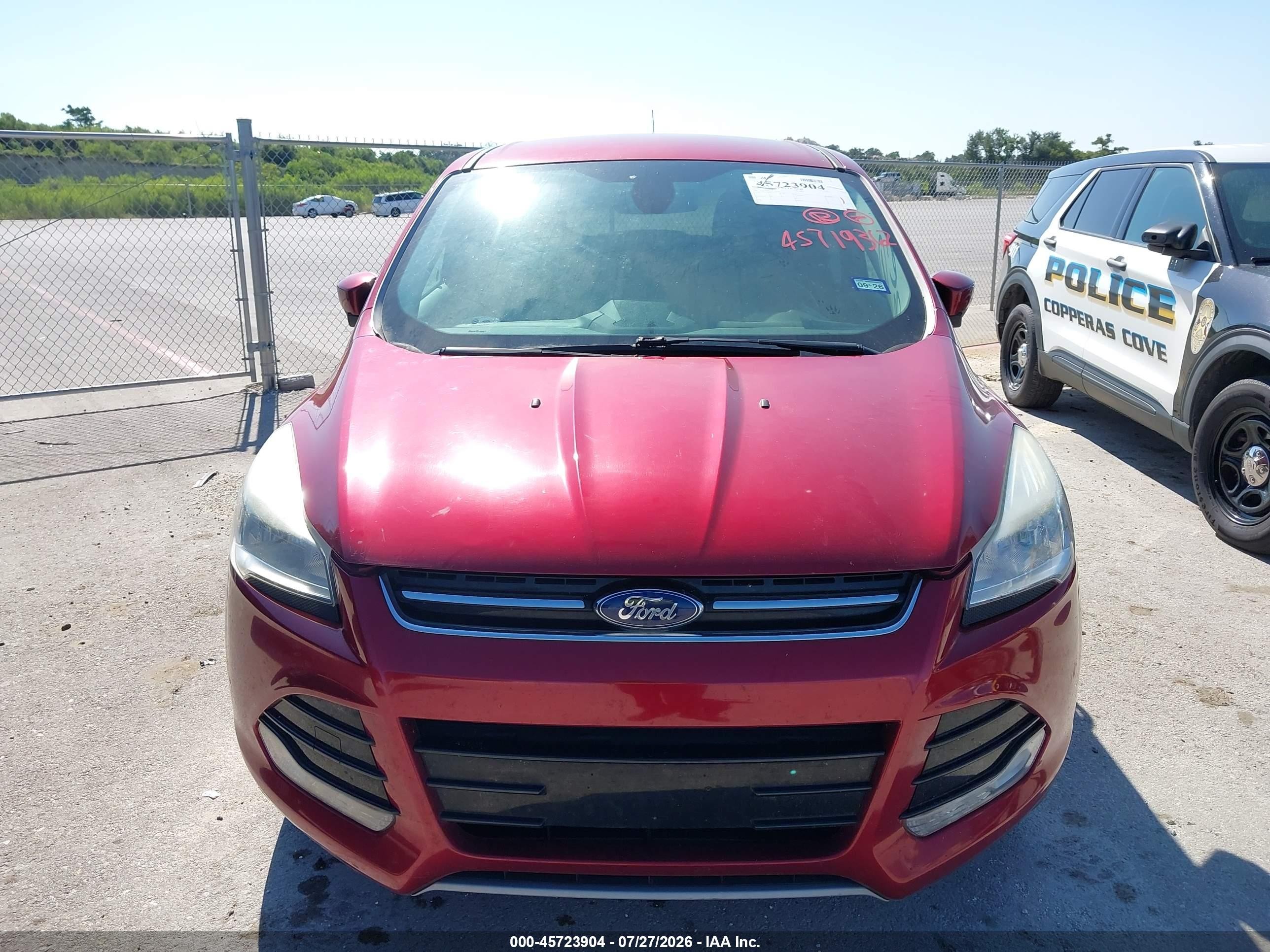 2013 Ford Escape Sel Красный vin: 1FMCU0HX3DUA81072