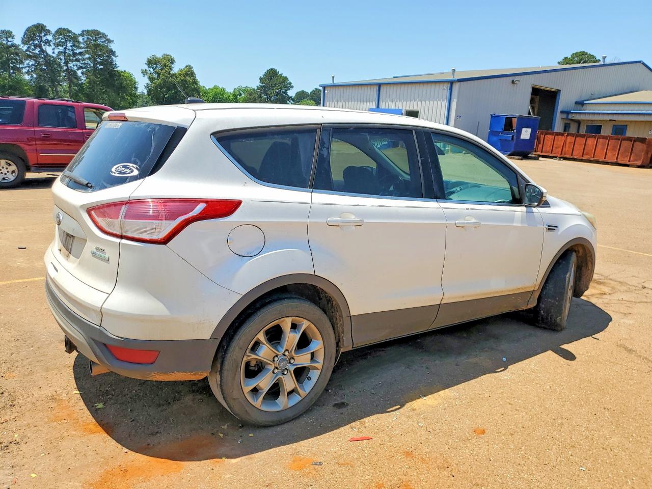 2013 Ford Escape Sel White vin: 1FMCU0HX3DUA87938