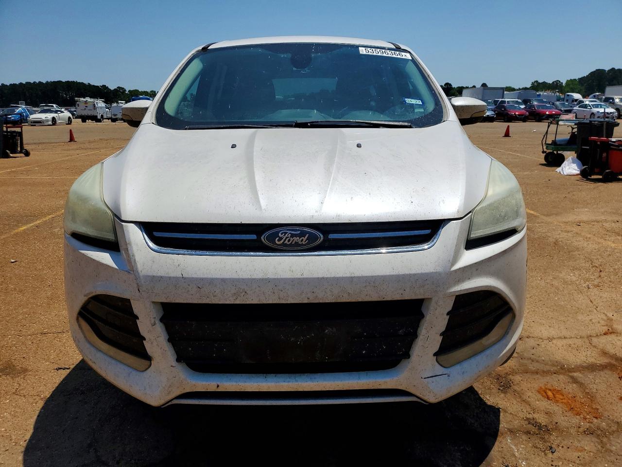 2013 Ford Escape Sel White vin: 1FMCU0HX3DUA87938