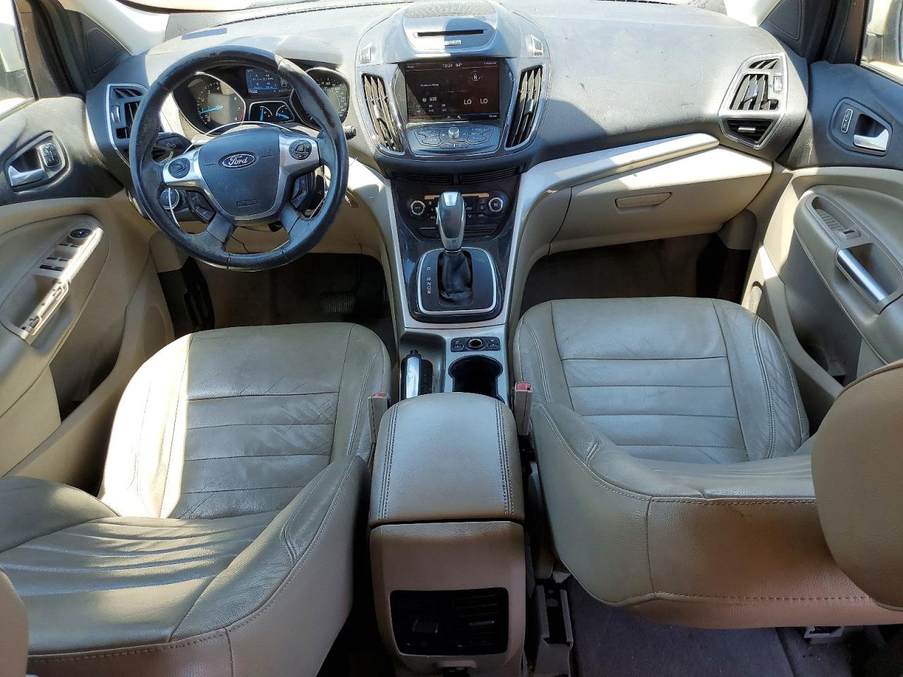 2013 Ford Escape Sel White vin: 1FMCU0HX3DUA87938