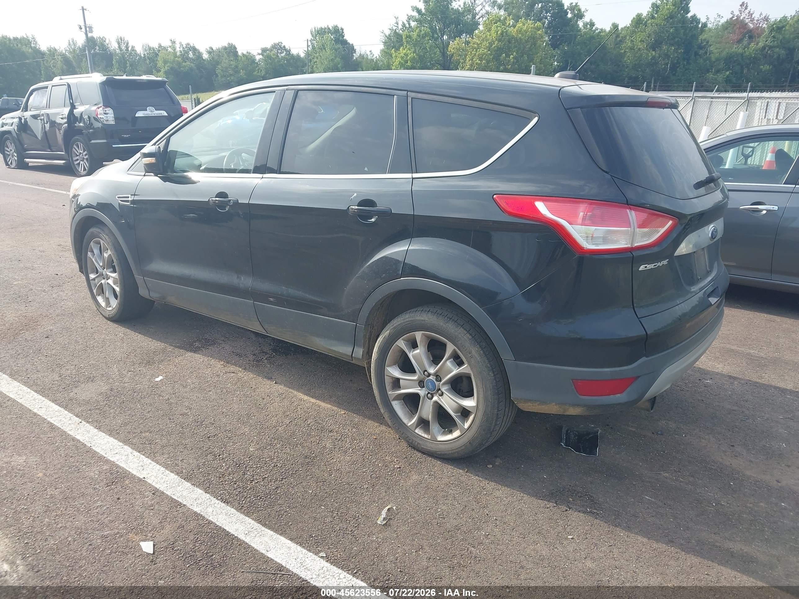 2013 Ford Escape Sel Black vin: 1FMCU0HX3DUB50911