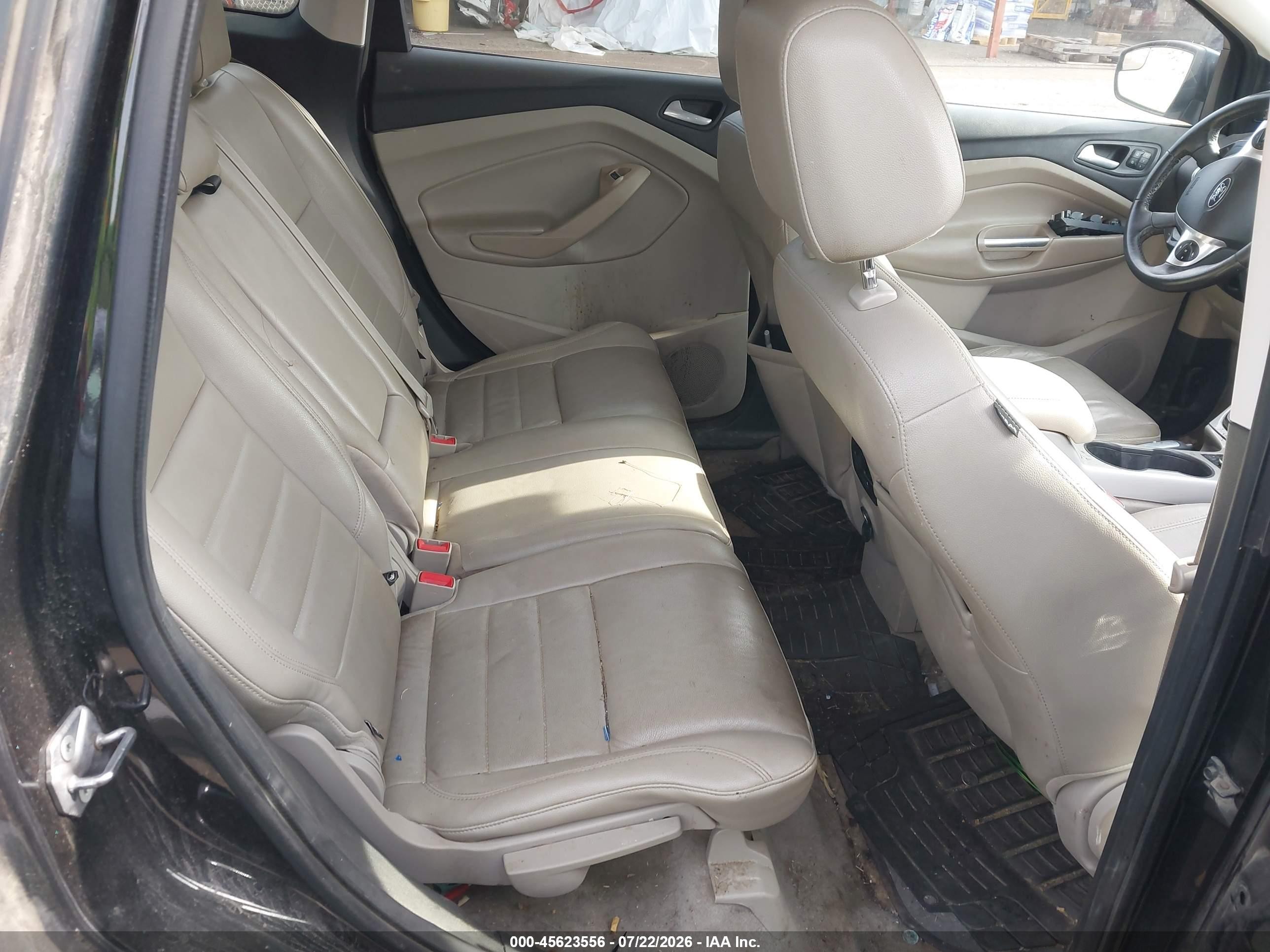 2013 Ford Escape Sel Black vin: 1FMCU0HX3DUB50911