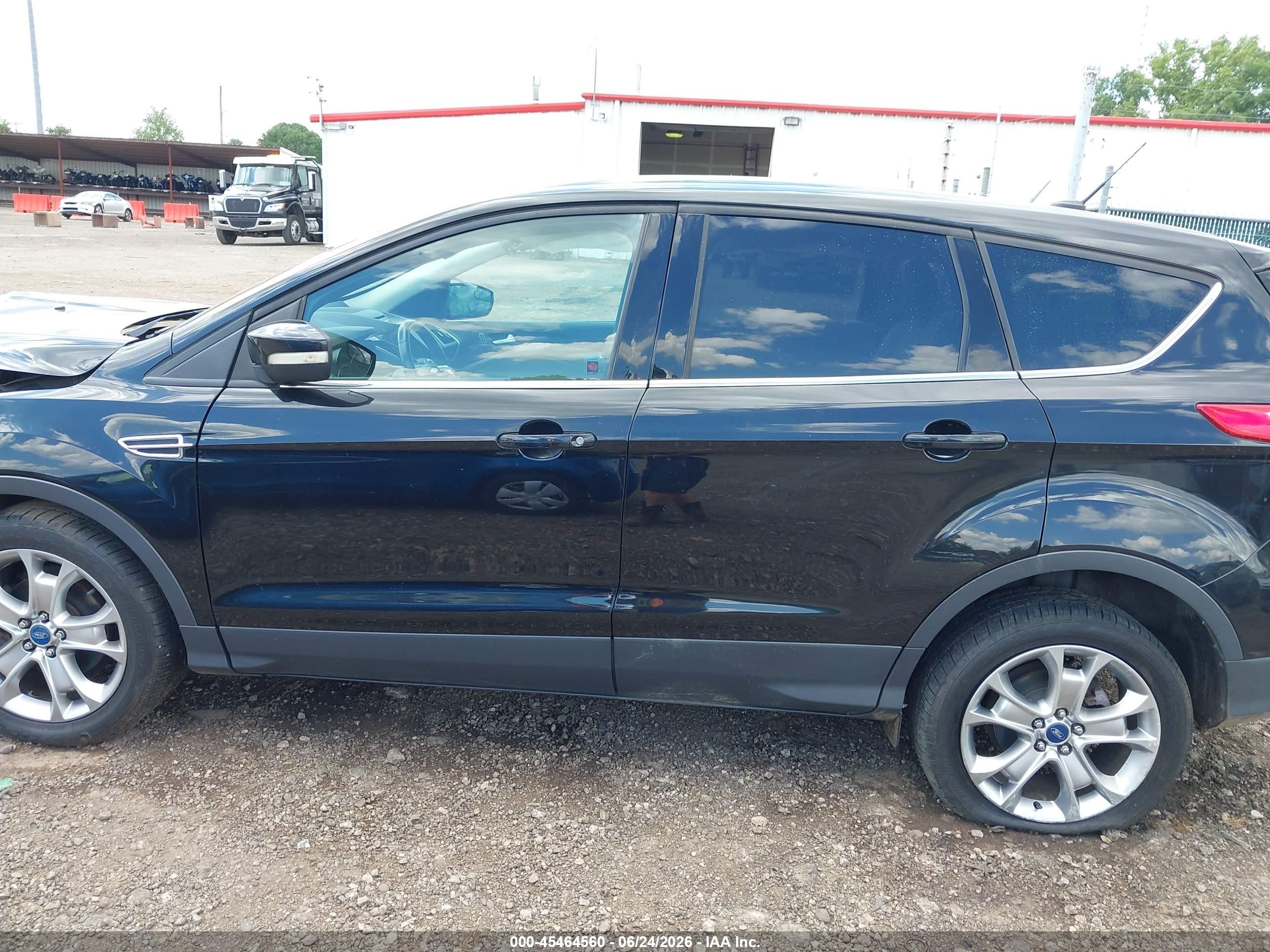 2013 Ford Escape Sel Black vin: 1FMCU0HX3DUB57051