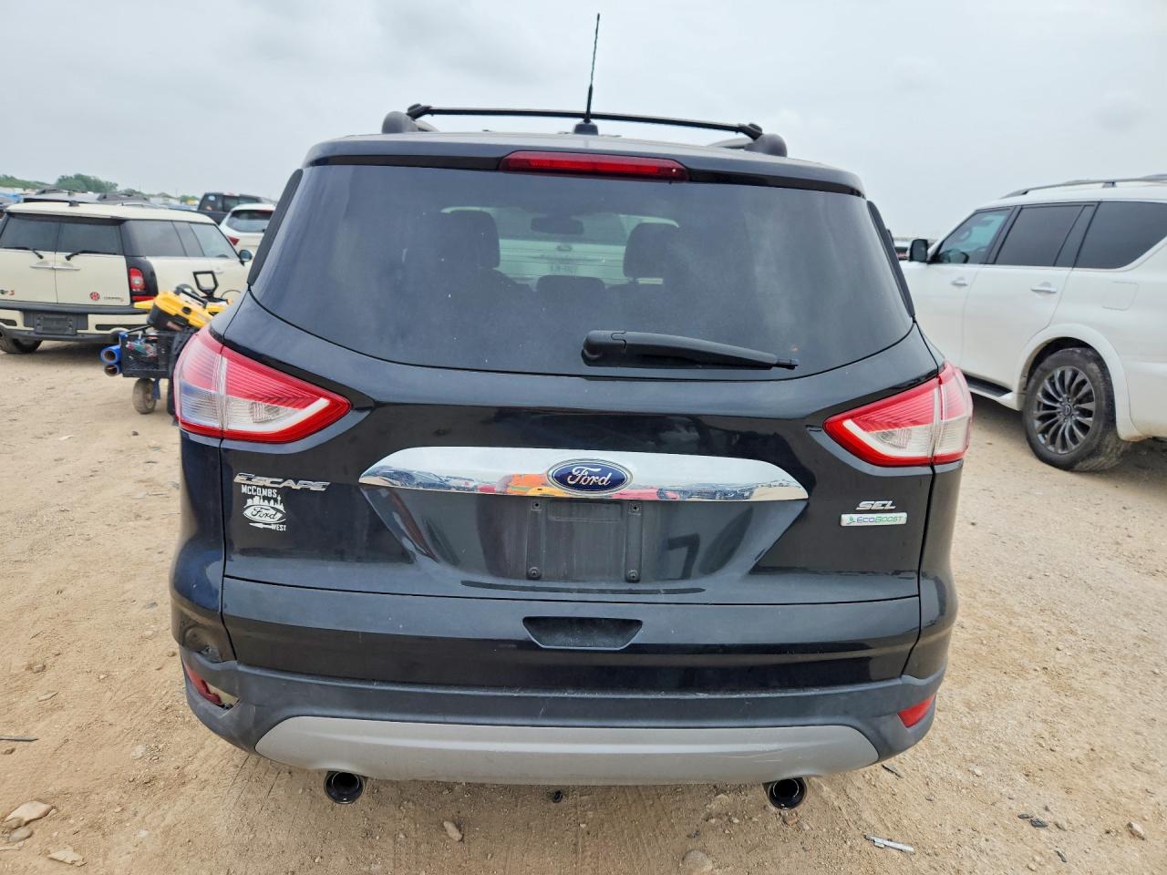 2013 Ford Escape Sel Black vin: 1FMCU0HX3DUC49325