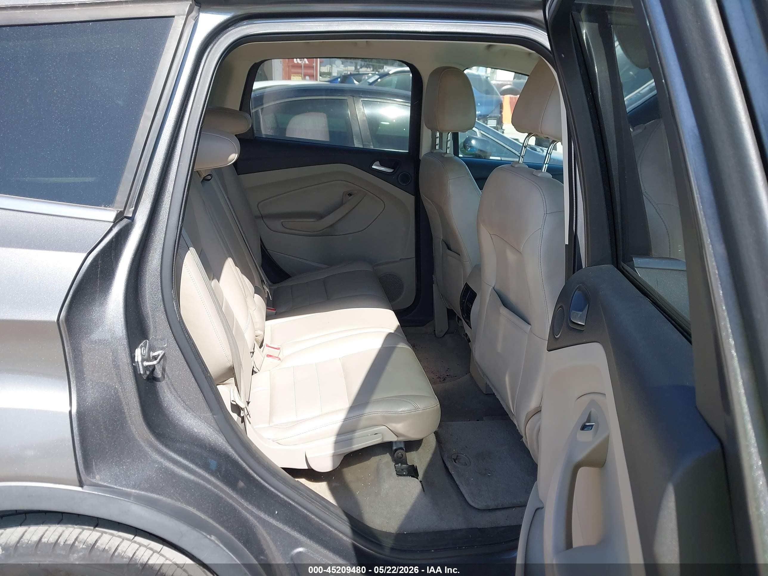 2013 Ford Escape Sel Gray vin: 1FMCU0HX3DUC93955