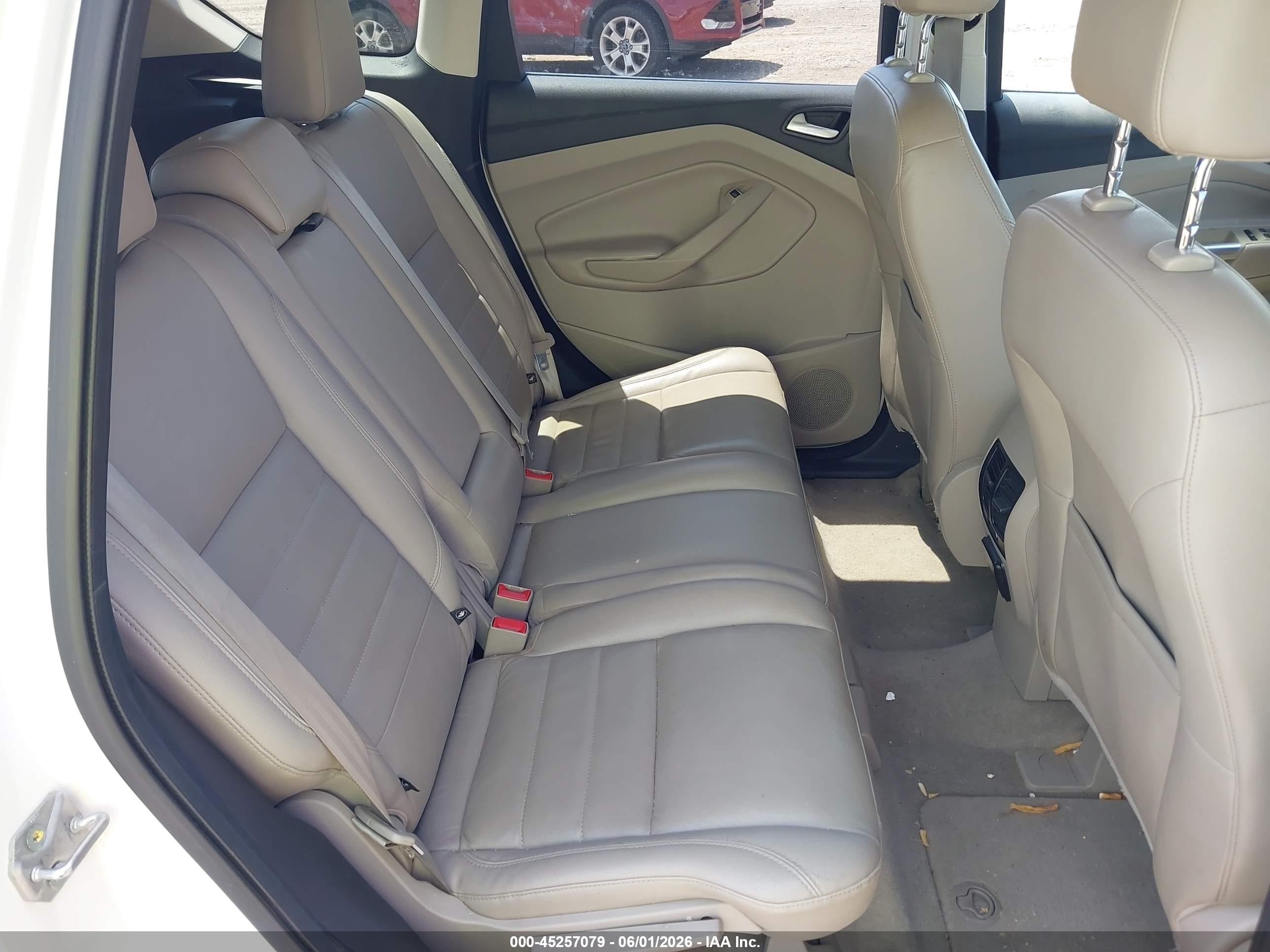 2013 Ford Escape Sel White vin: 1FMCU0HX4DUA00175
