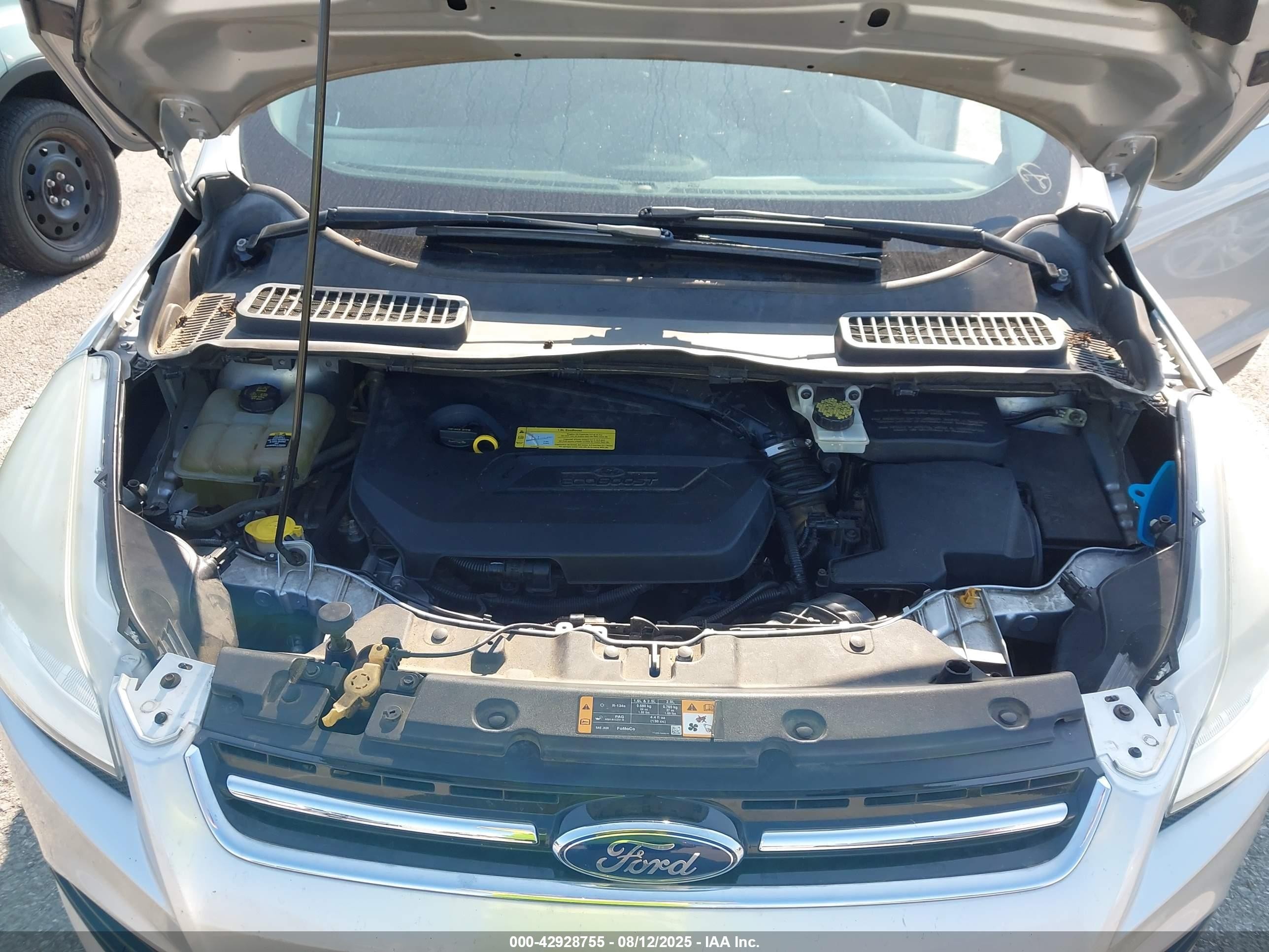 2013 Ford Escape Sel Silver vin: 1FMCU0HX4DUA57718