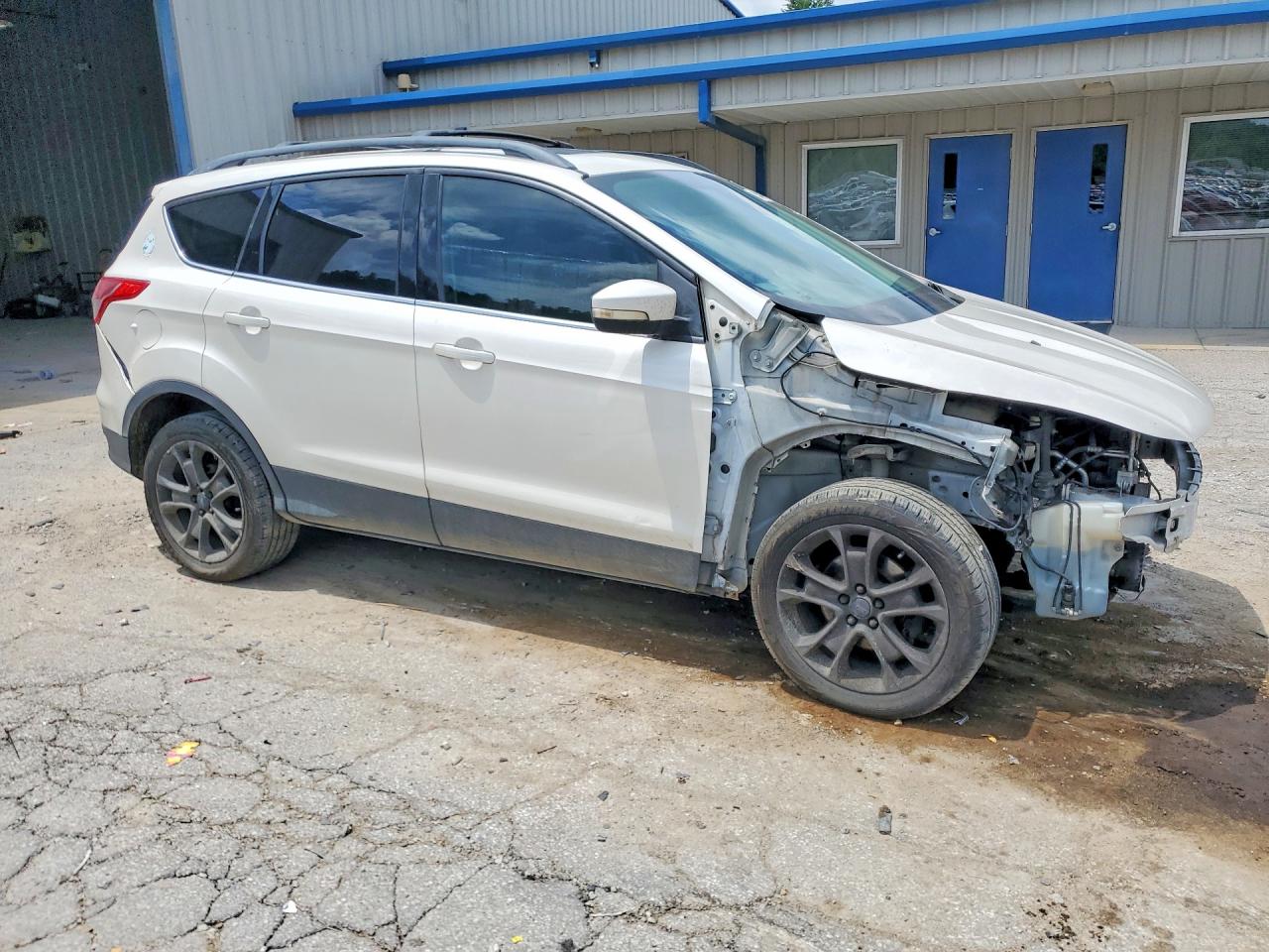 2013 Ford Escape Sel Белый vin: 1FMCU0HX4DUB37956