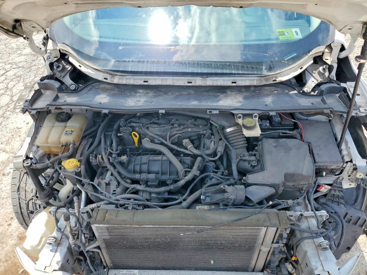 2013 Ford Escape Sel Белый vin: 1FMCU0HX4DUB37956