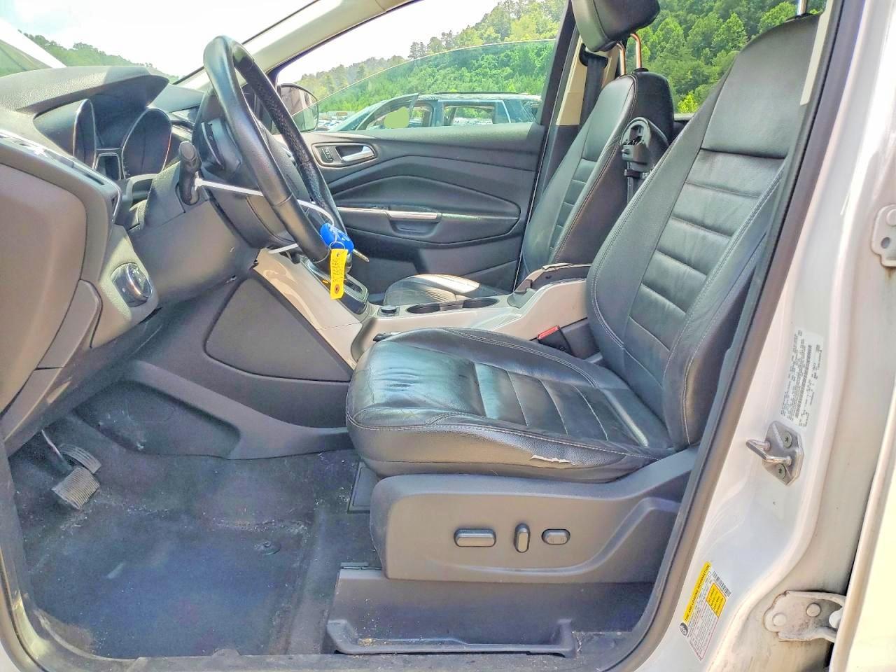 2013 Ford Escape Sel Белый vin: 1FMCU0HX4DUB37956