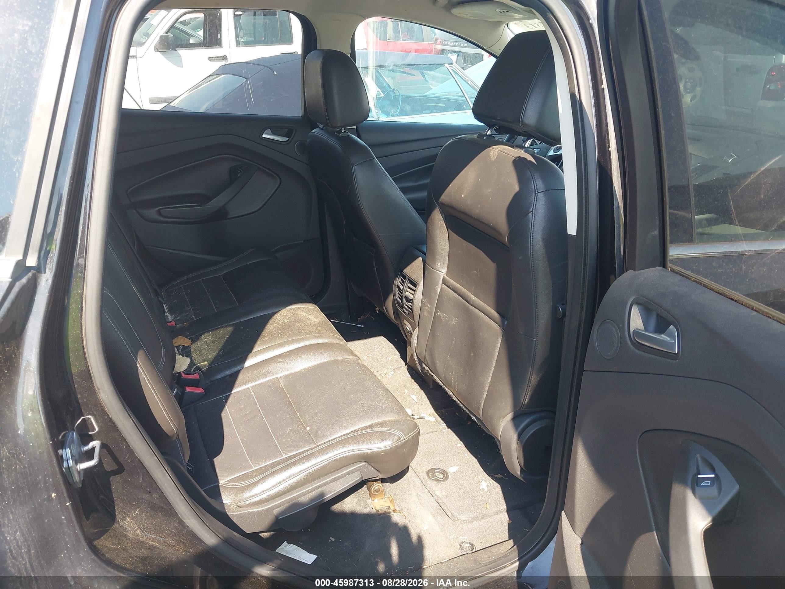 2013 Ford Escape Sel Black vin: 1FMCU0HX4DUB57110
