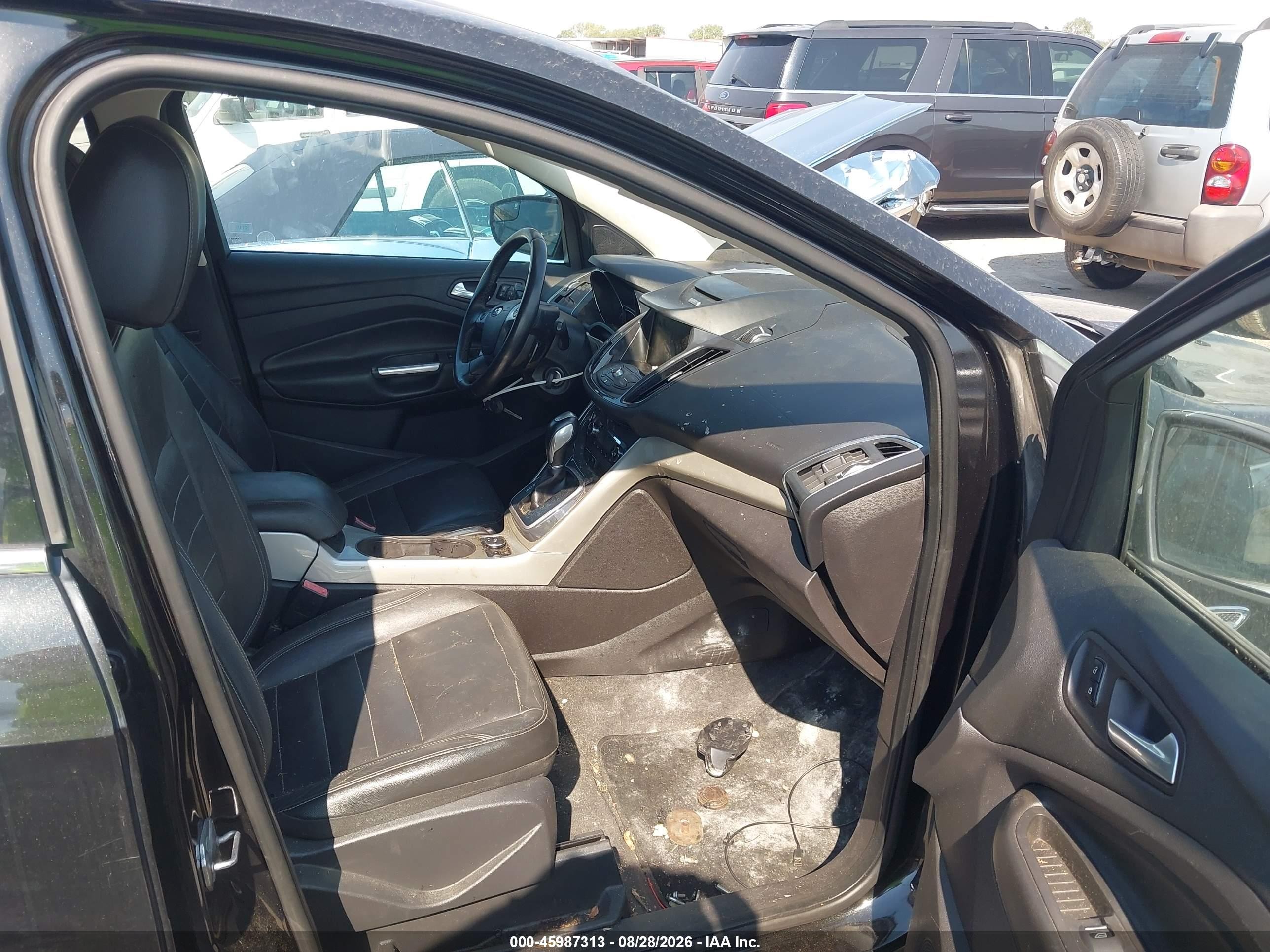 2013 Ford Escape Sel Black vin: 1FMCU0HX4DUB57110