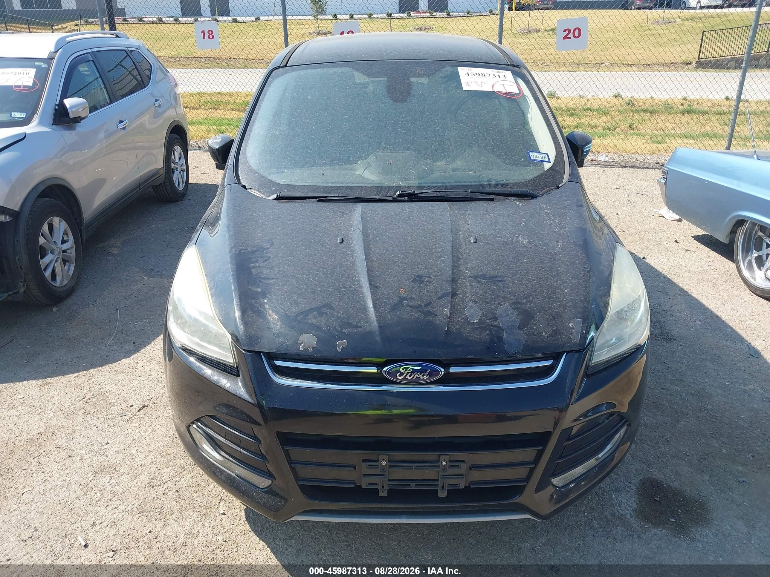 2013 Ford Escape Sel Black vin: 1FMCU0HX4DUB57110