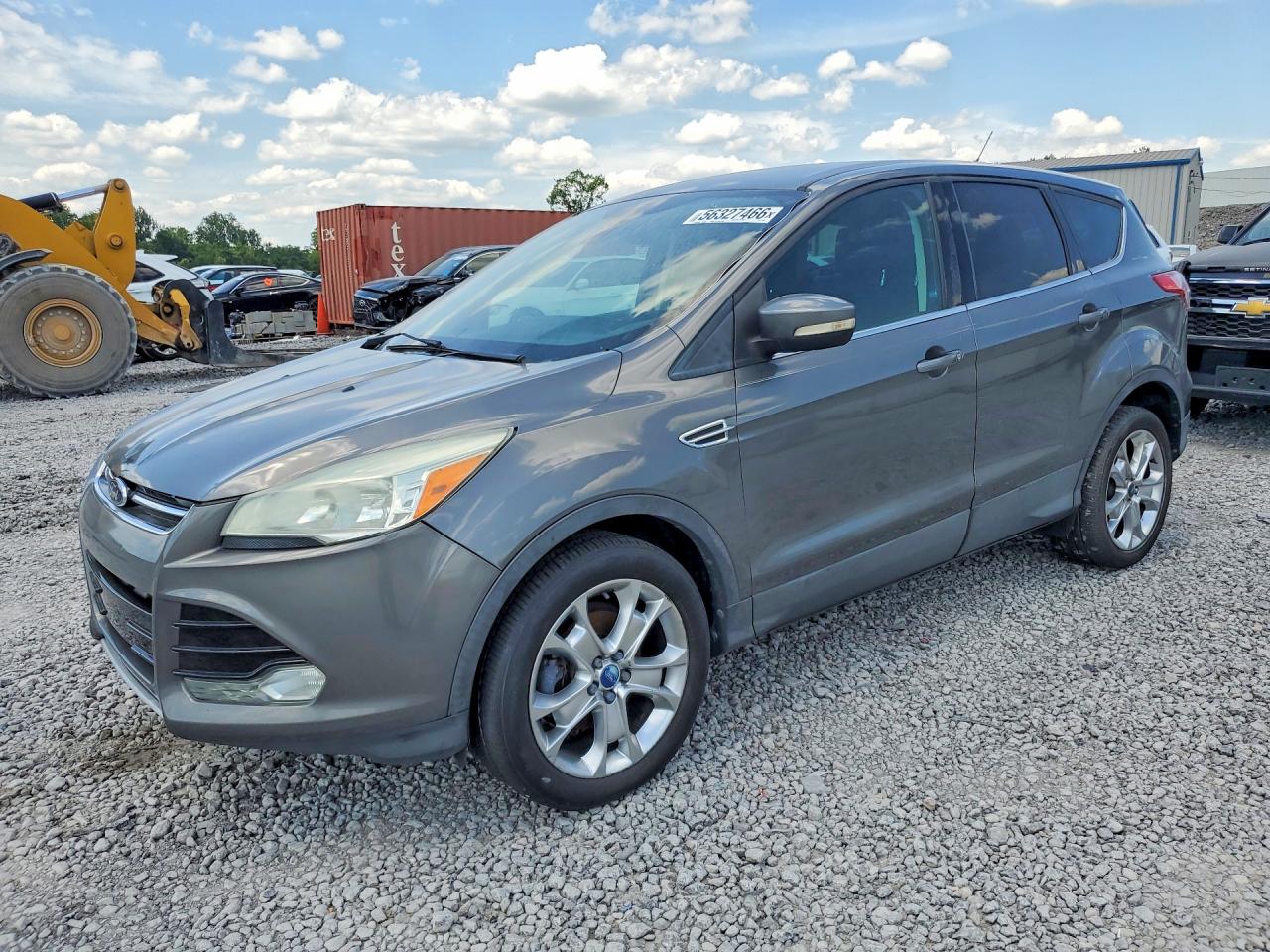 2013 Ford Escape Sel Gray vin: 1FMCU0HX4DUC25373