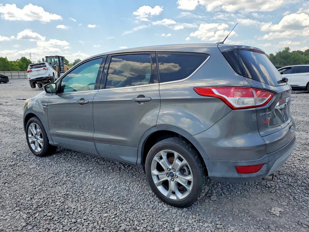 2013 Ford Escape Sel Gray vin: 1FMCU0HX4DUC25373
