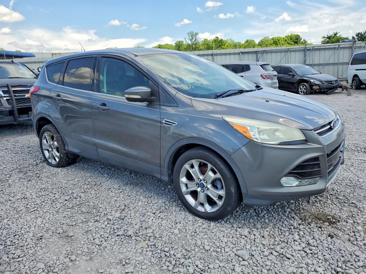 2013 Ford Escape Sel Gray vin: 1FMCU0HX4DUC25373