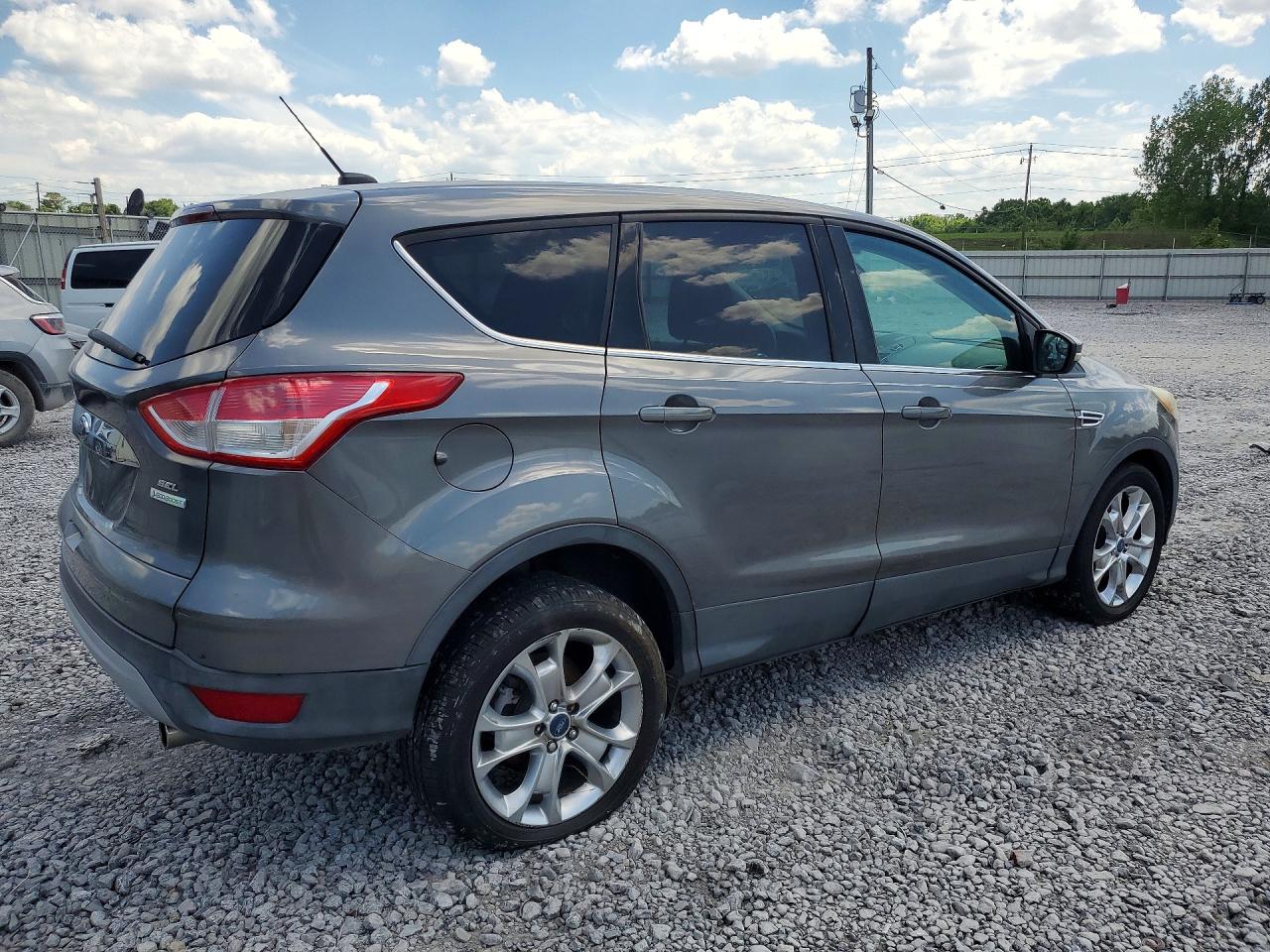 2013 Ford Escape Sel Gray vin: 1FMCU0HX4DUC25373