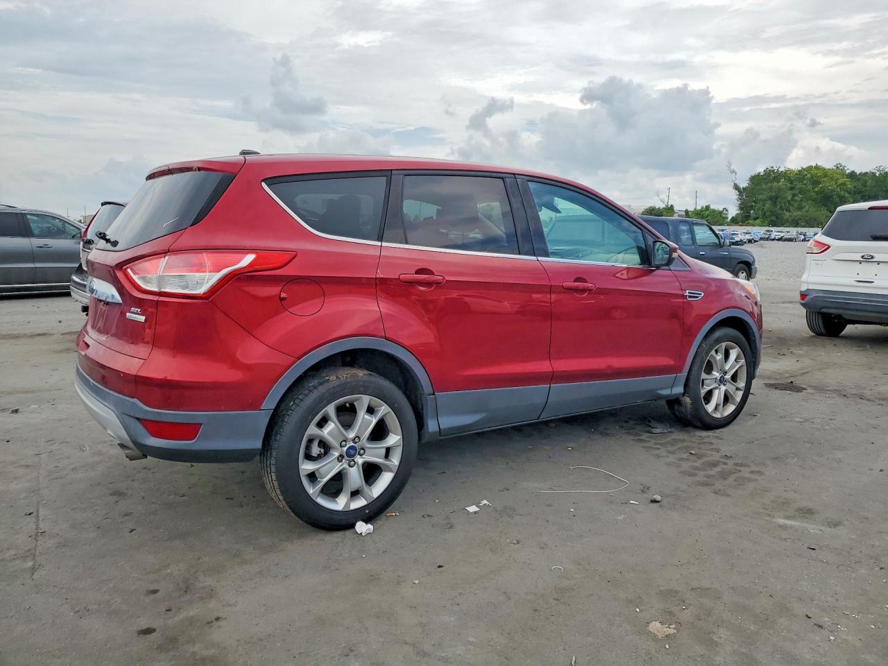 2013 Ford Escape Sel Burgundy vin: 1FMCU0HX4DUD64497