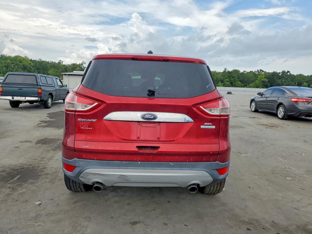 2013 Ford Escape Sel Burgundy vin: 1FMCU0HX4DUD64497