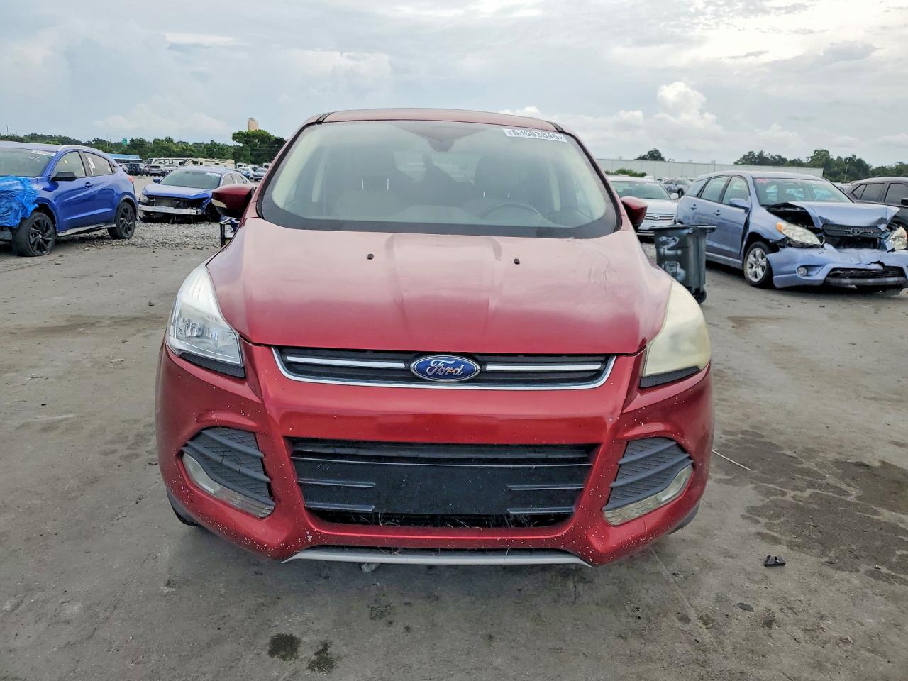 2013 Ford Escape Sel Burgundy vin: 1FMCU0HX4DUD64497