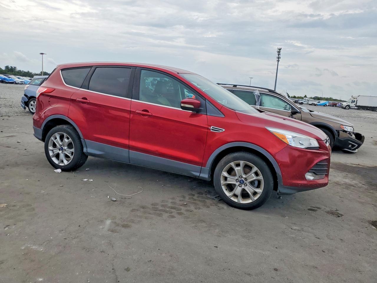 2013 Ford Escape Sel Burgundy vin: 1FMCU0HX4DUD64497