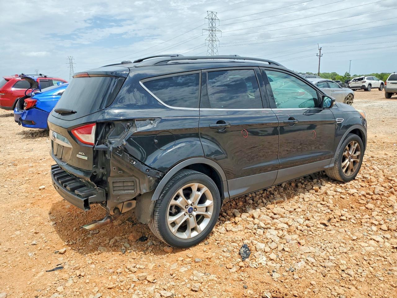 2013 Ford Escape Sel Black vin: 1FMCU0HX4DUD64810