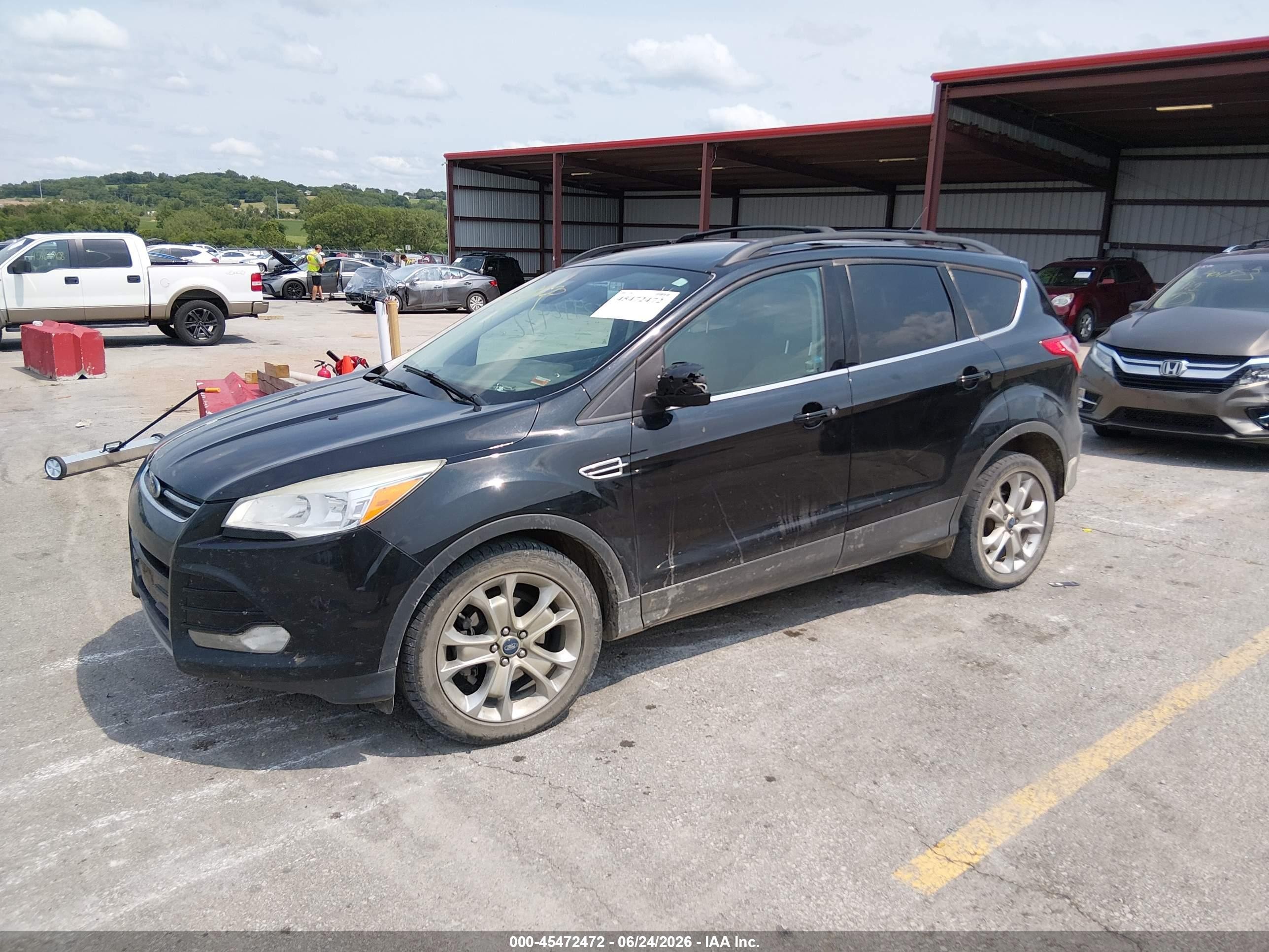 2013 Ford Escape Sel Black vin: 1FMCU0HX5DUA02629