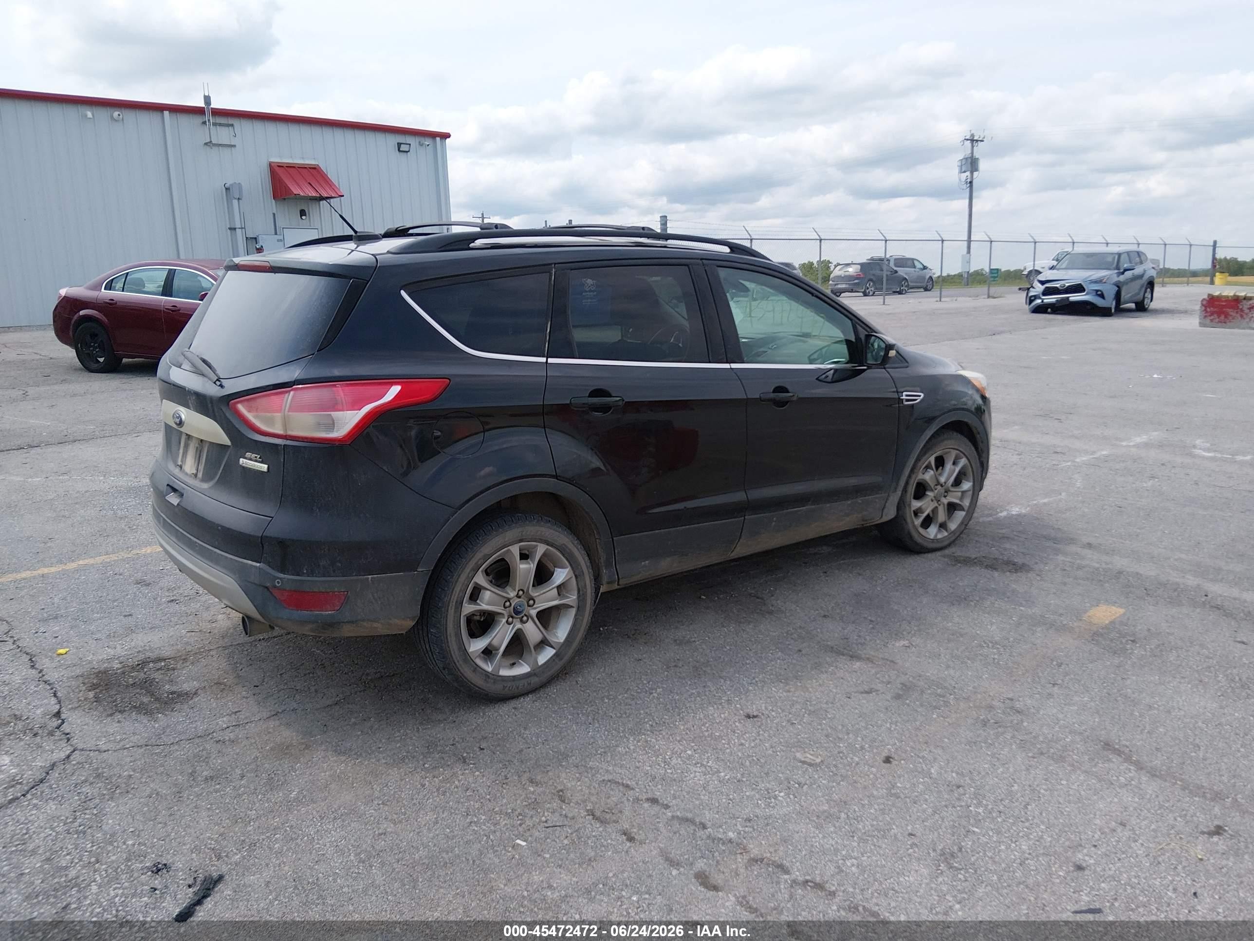 2013 Ford Escape Sel Black vin: 1FMCU0HX5DUA02629