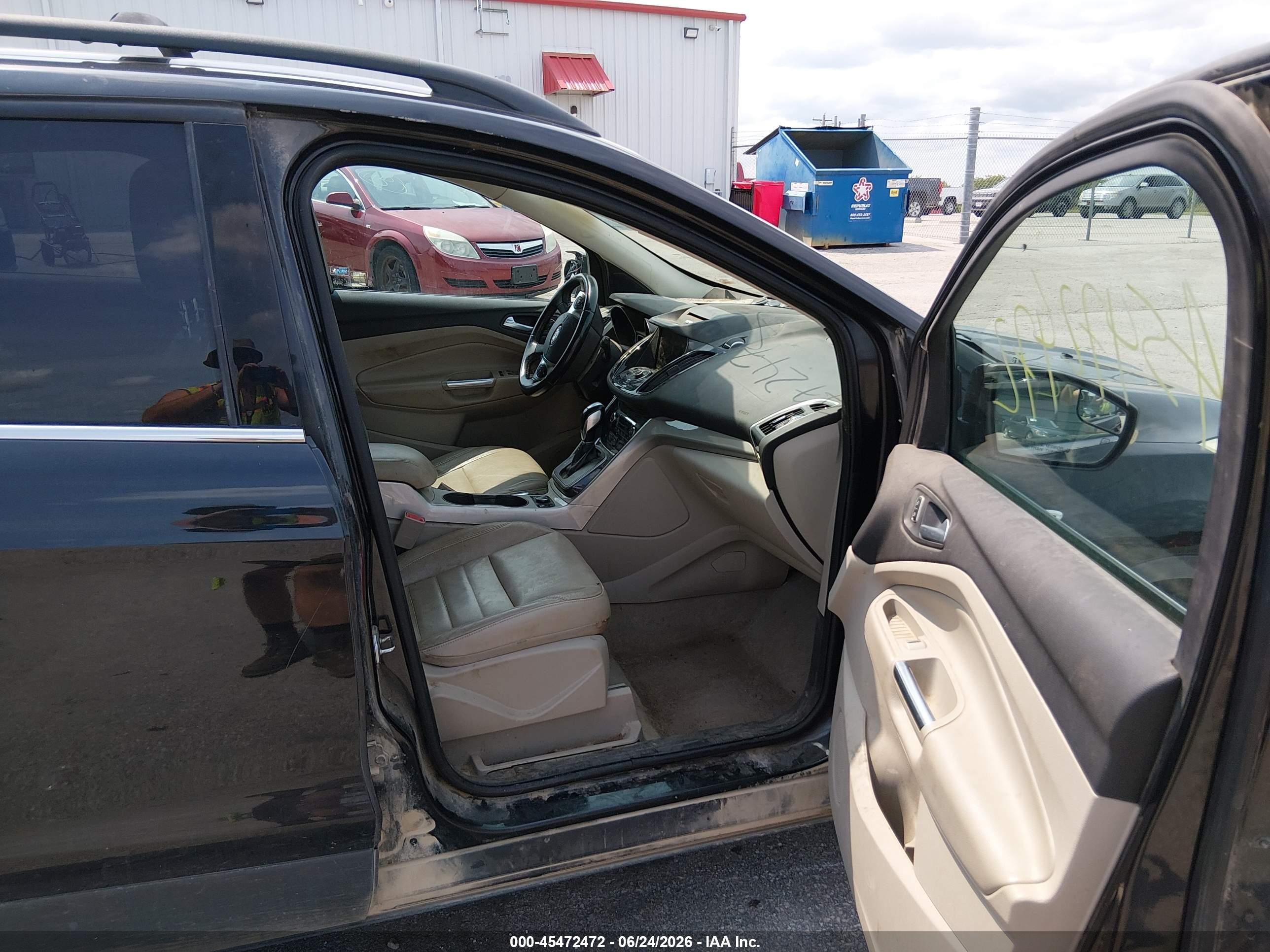 2013 Ford Escape Sel Black vin: 1FMCU0HX5DUA02629