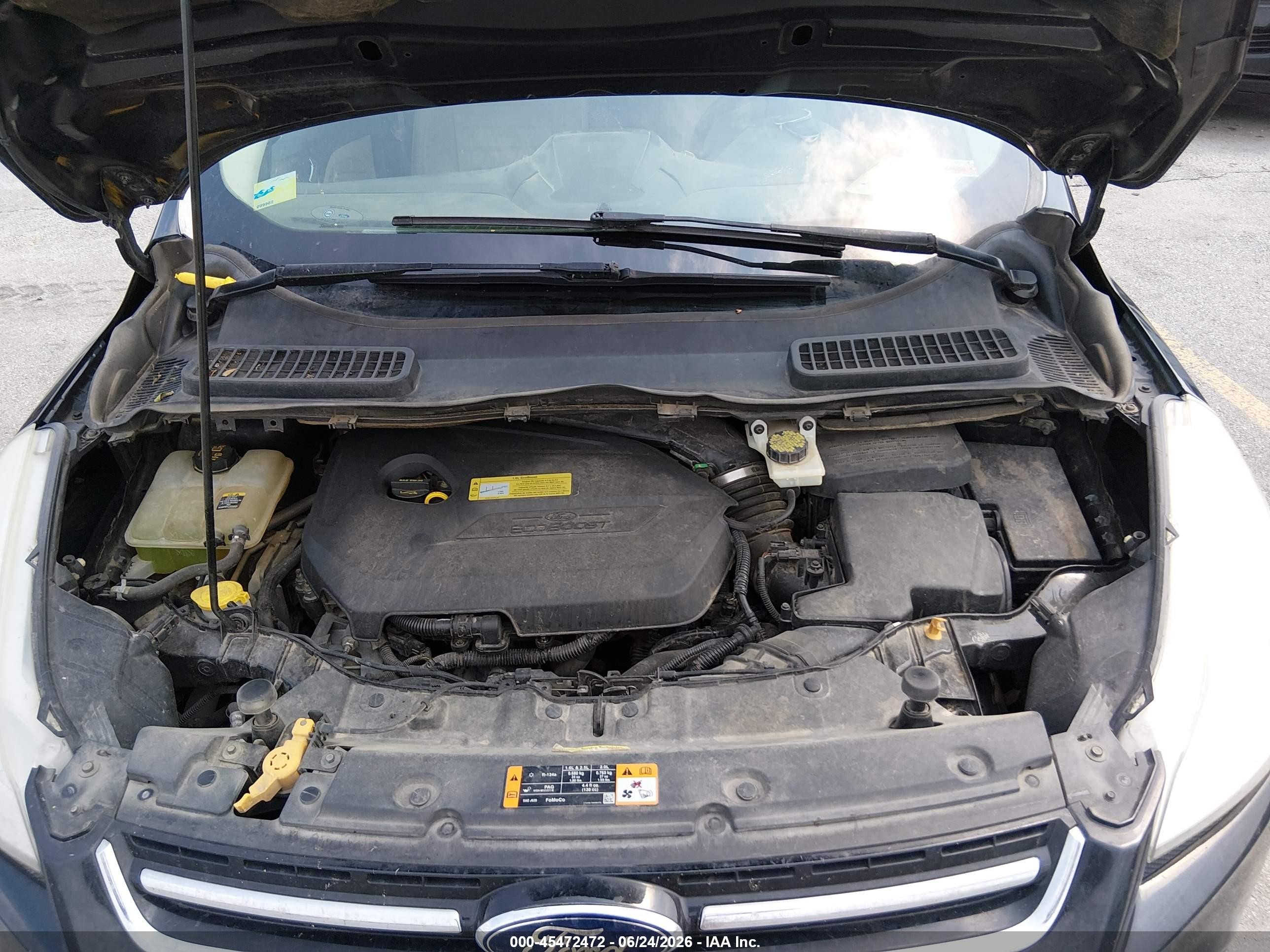 2013 Ford Escape Sel Black vin: 1FMCU0HX5DUA02629
