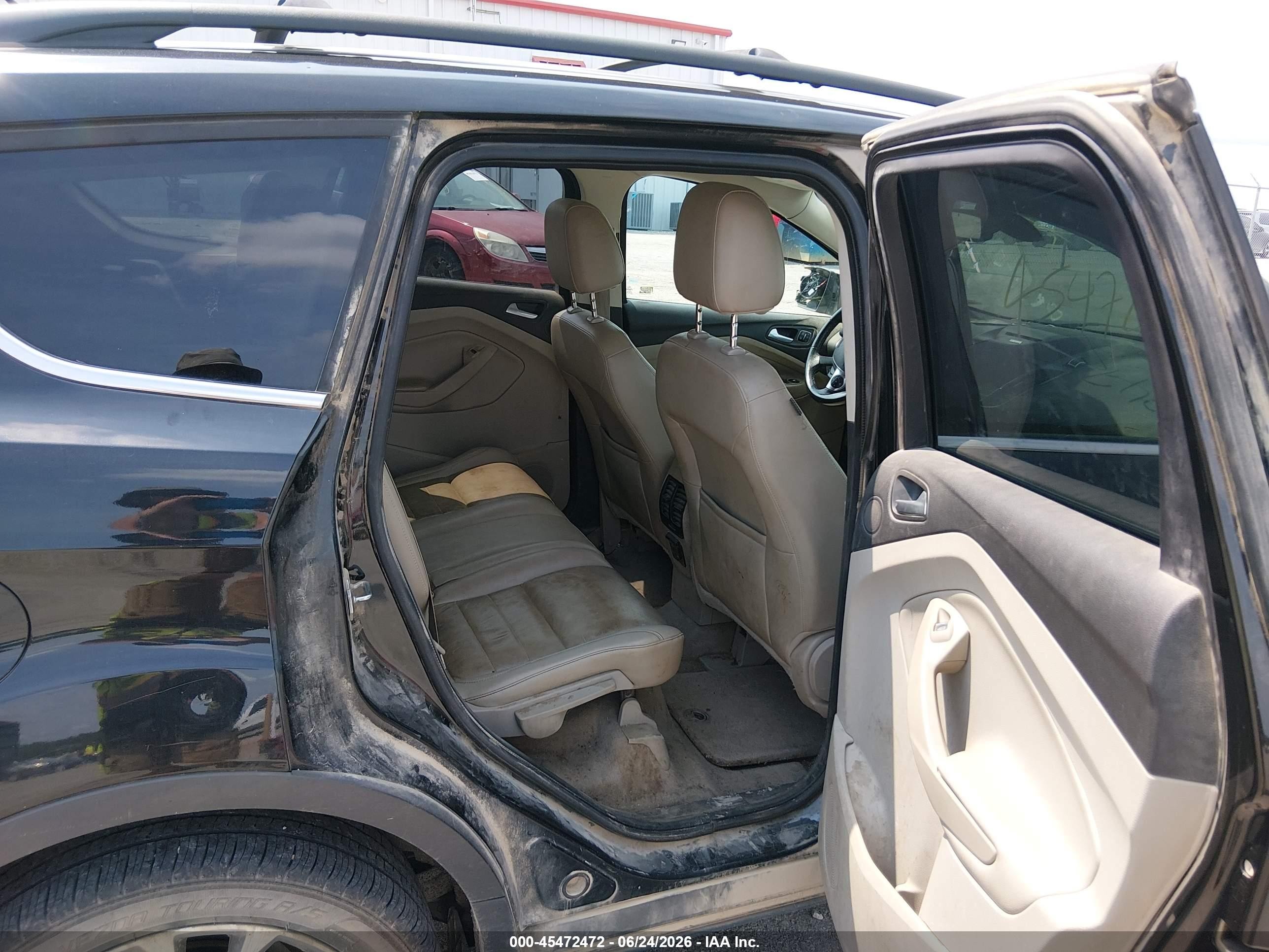 2013 Ford Escape Sel Black vin: 1FMCU0HX5DUA02629